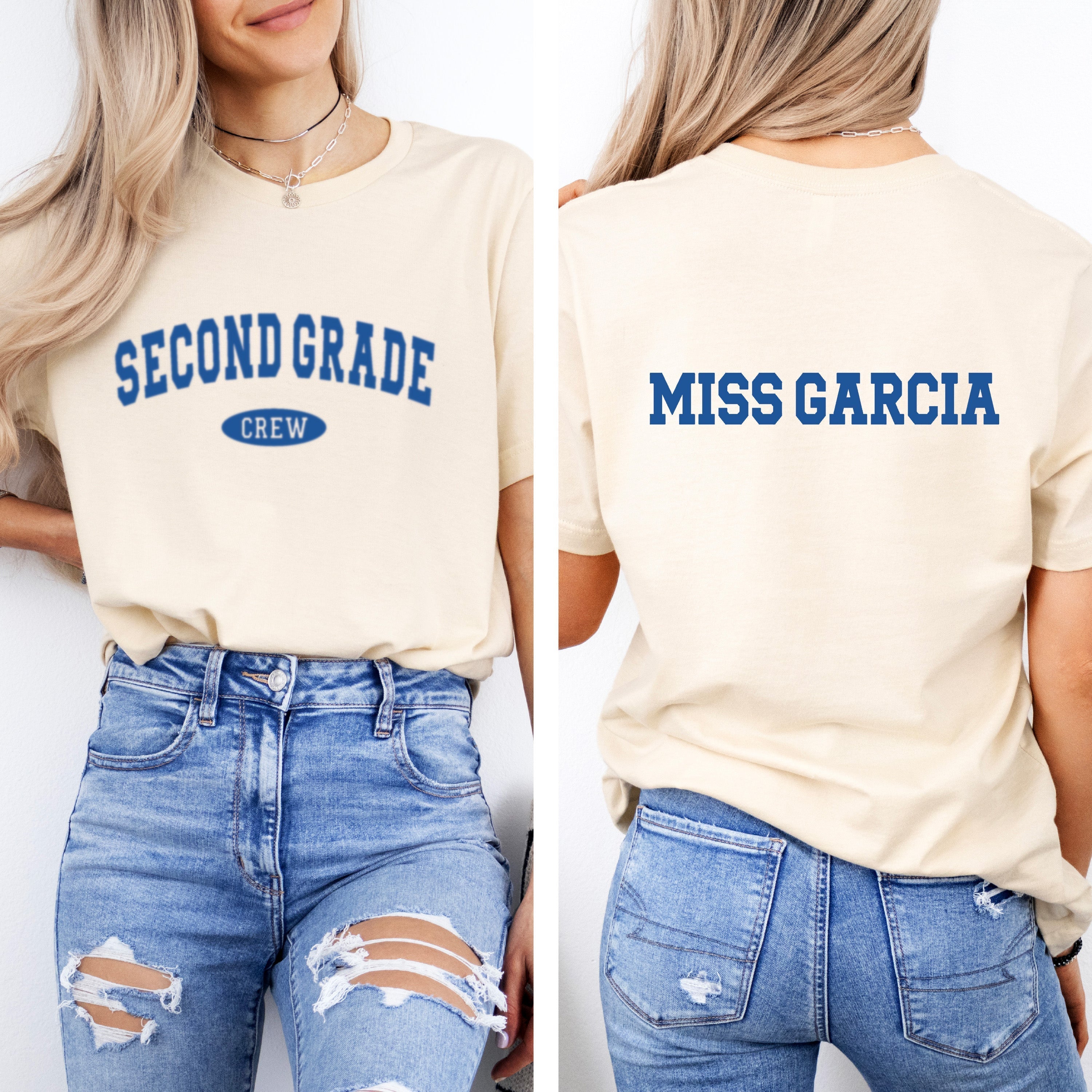 Personalized Grade Level Teacher Team Shirts