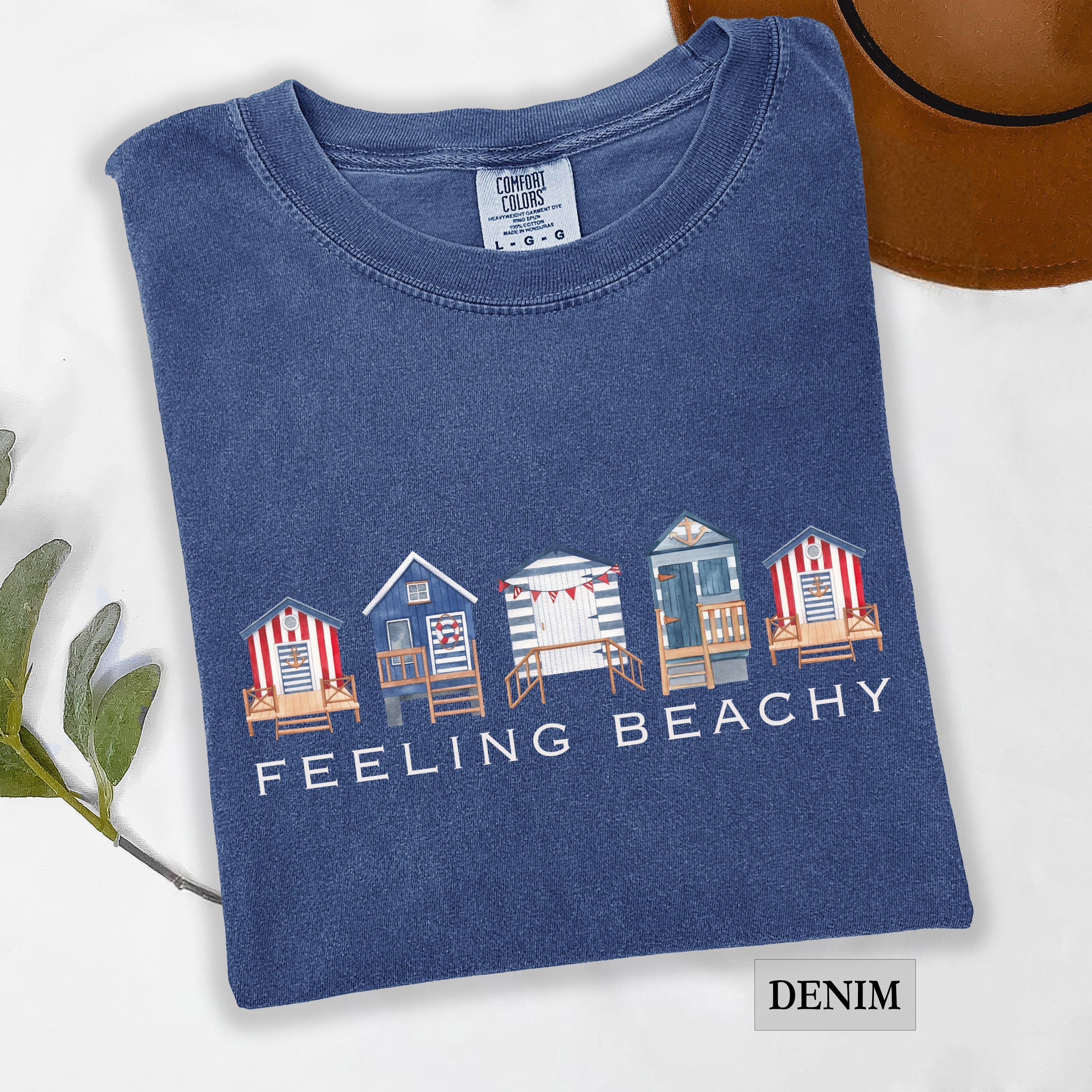 Feeling Beachy Beach Huts Comfort Colors® Shirt