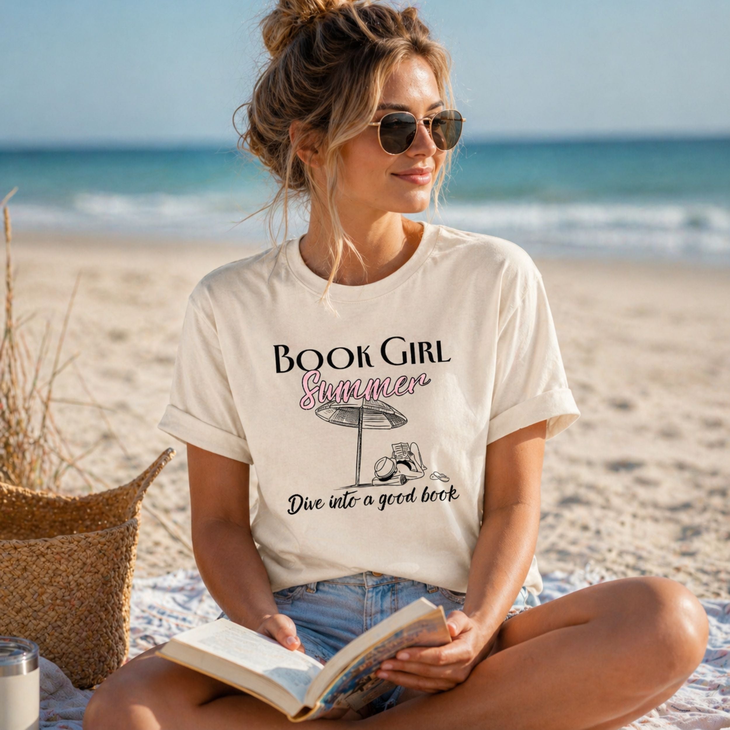 Book Girl Summer Comfort Colors® Shirt