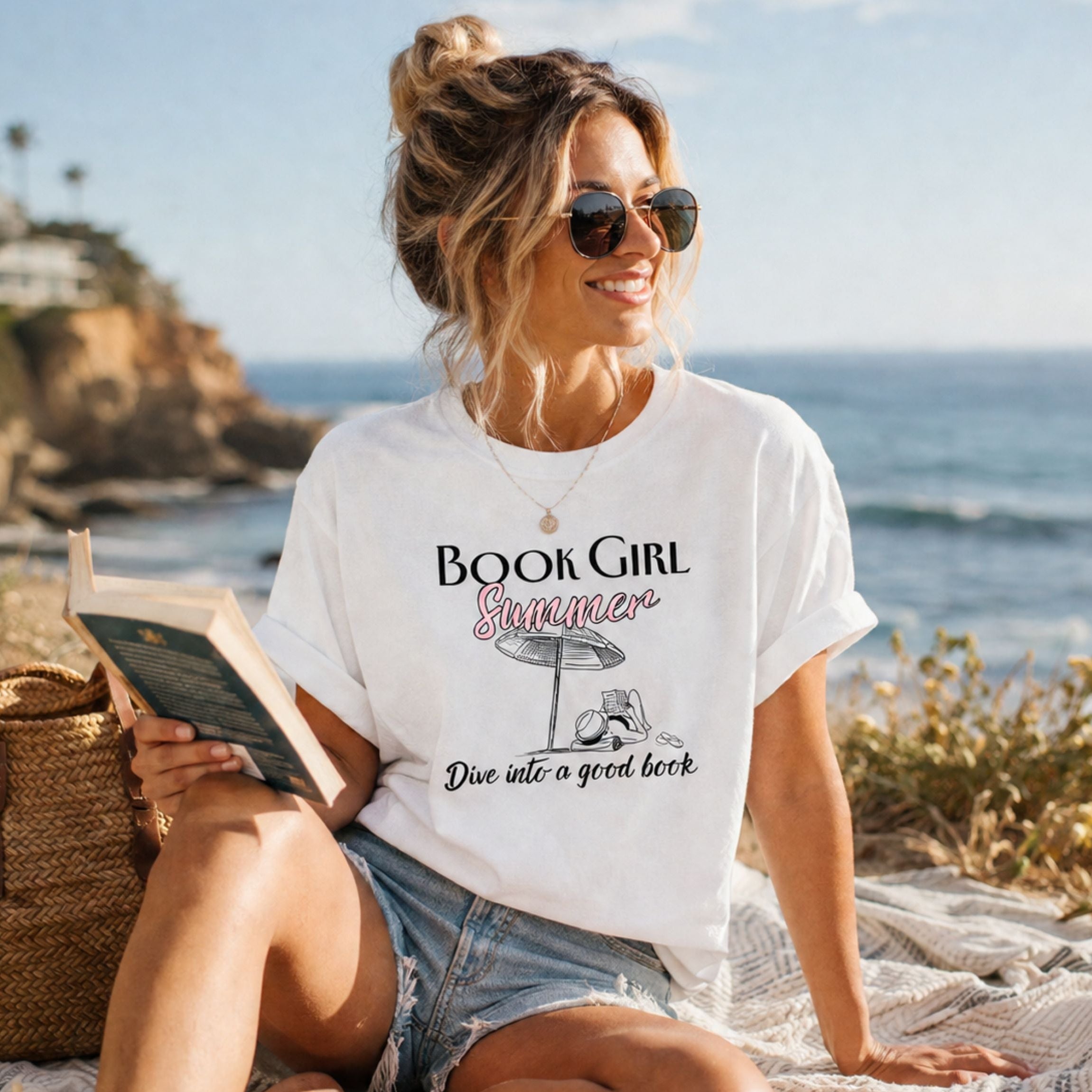 Book Girl Summer Comfort Colors® Shirt