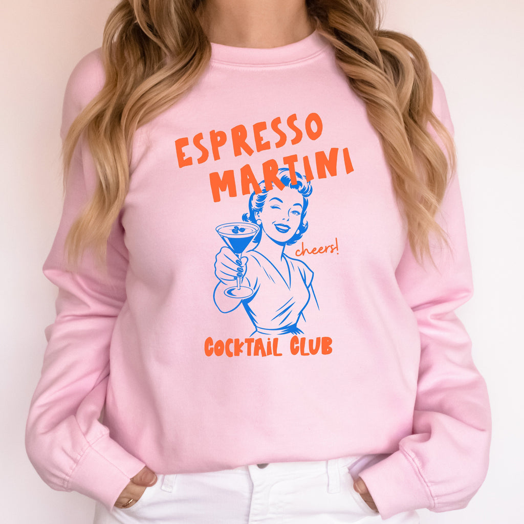 Retro Espresso Martini Crewneck Sweatshirt