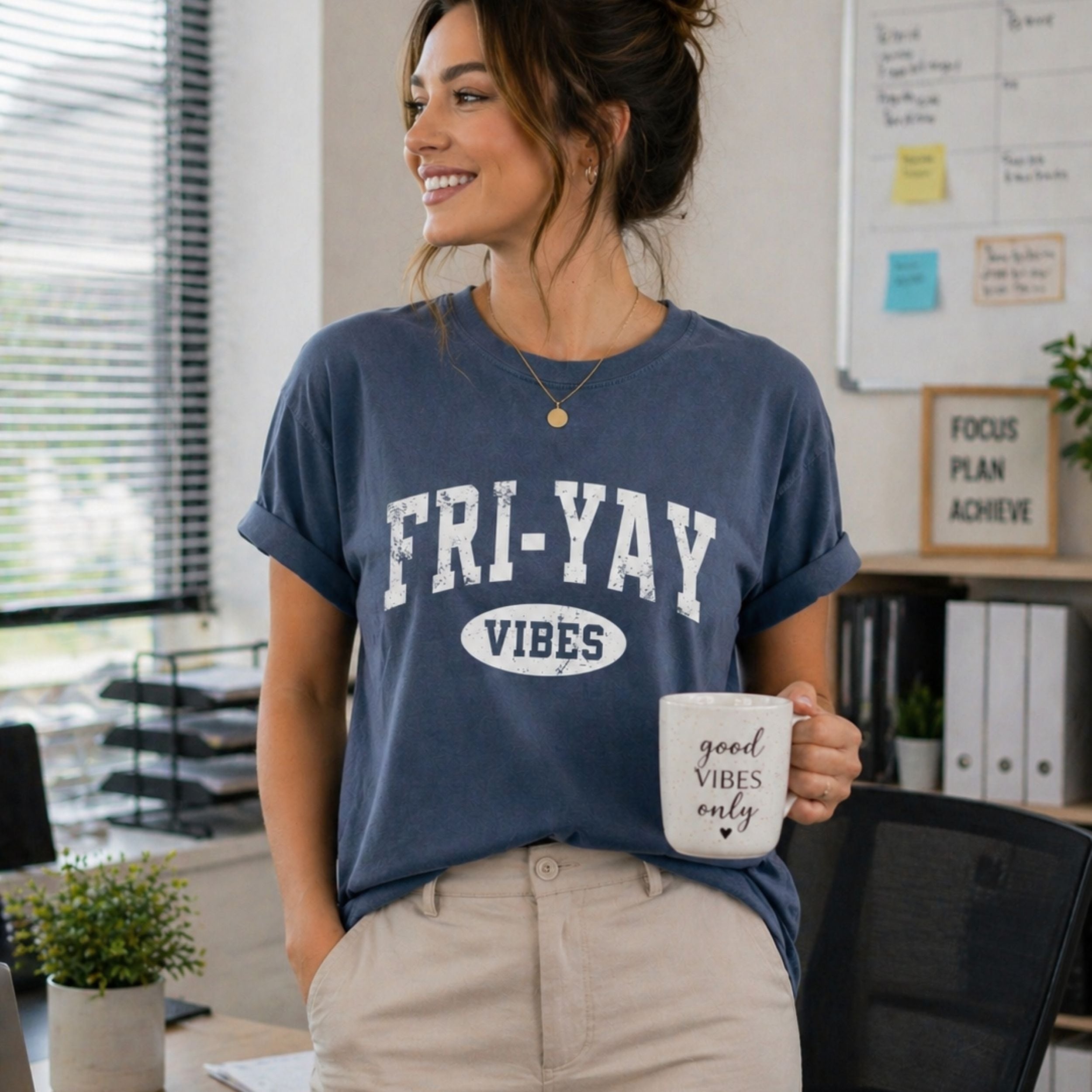 Fri-Yay Vibes Friday Comfort Colors® Shirt