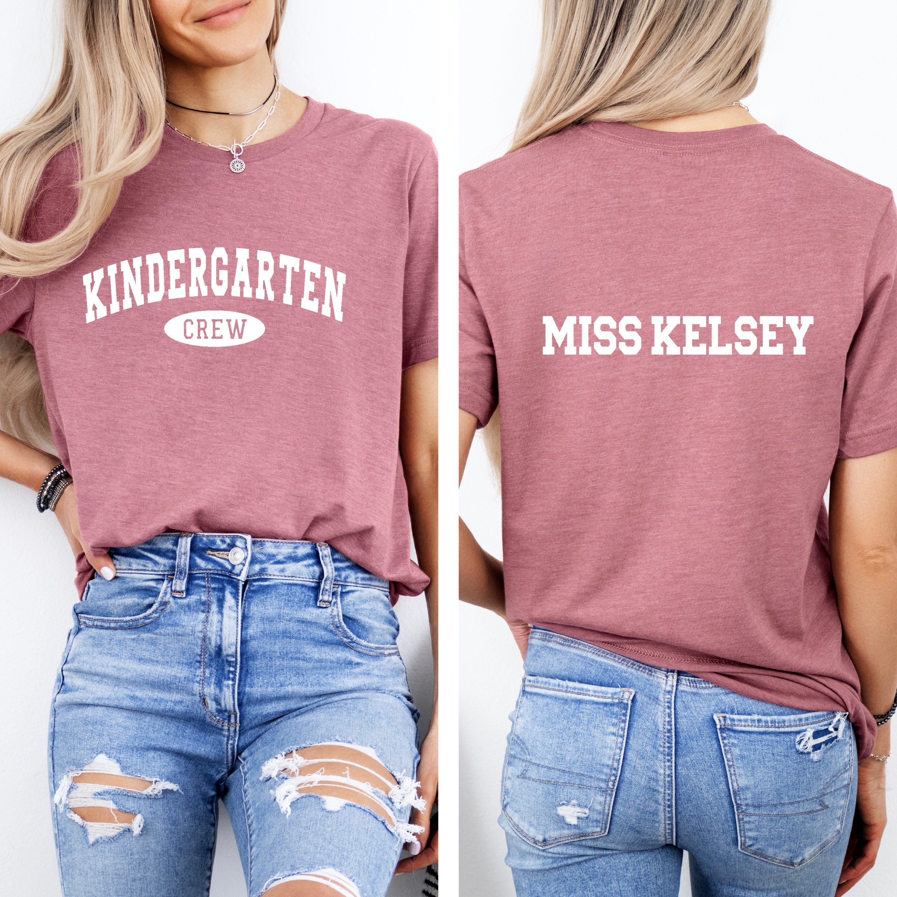 Personalized Grade Level Teacher Team Shirts