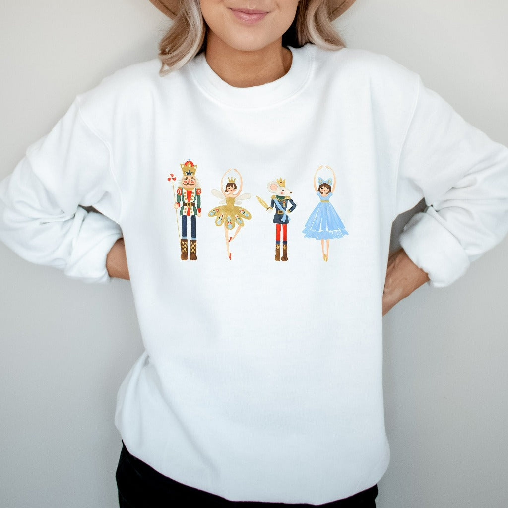 Nutcracker Sweatshirt, Christmas Crewneck, Sugar Plum Fairy Christmas Sweater, Christmas Shirt, Christmas Gift