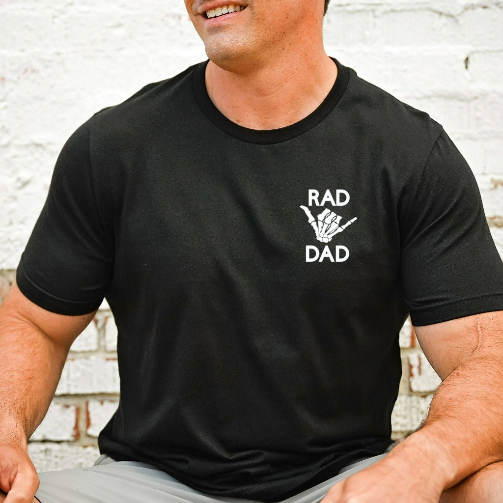 Rad Dad Shirt, Fathers Day Gift for Dad from Wife, Rad Dad TShirt, Cool Dad Graphic Tee
