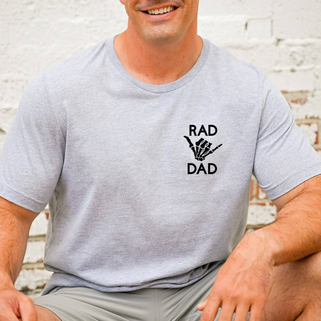 Rad Dad Shirt, Fathers Day Gift for Dad from Wife, Rad Dad TShirt, Cool Dad Graphic Tee