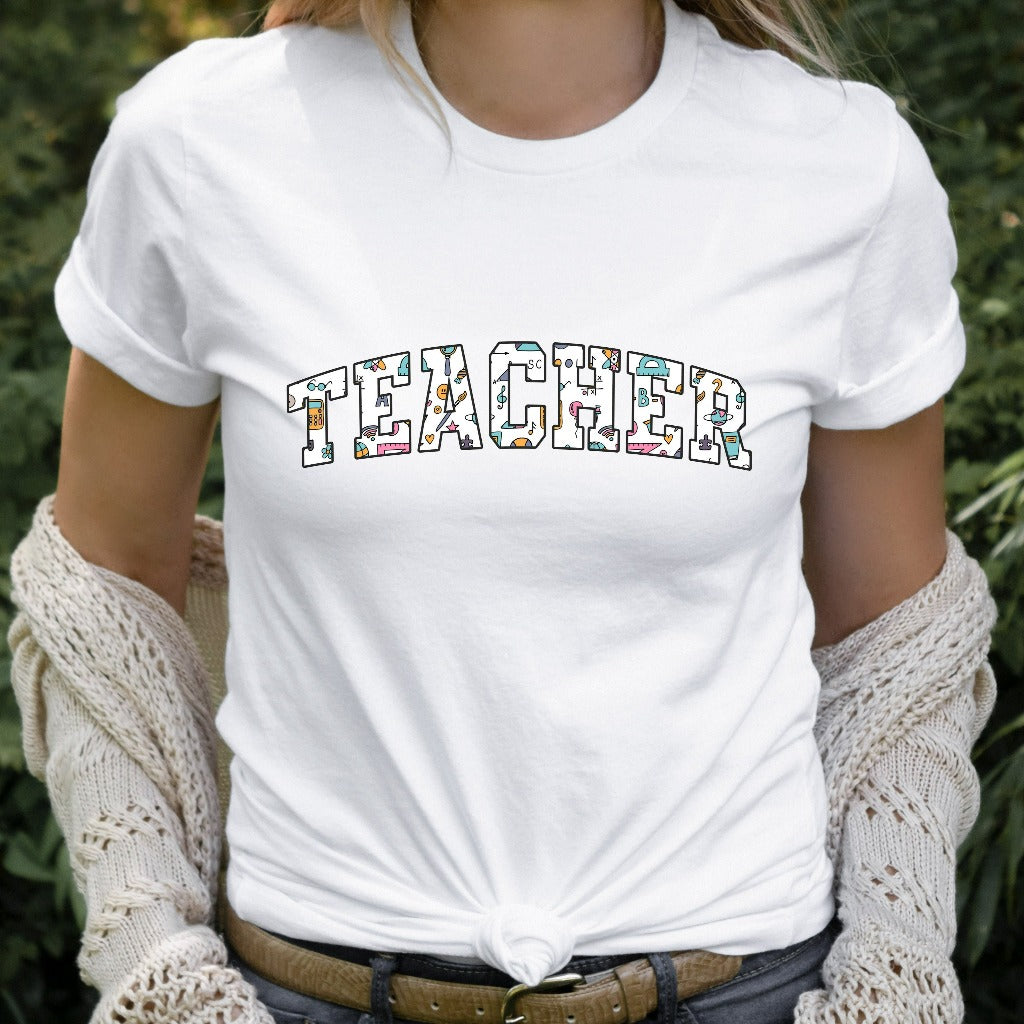 Cute Teacher Shirt, Teacher TShirt, Teach Graphic Tee, Teacher Appreciation Gift, Group Teacher Team Shirts