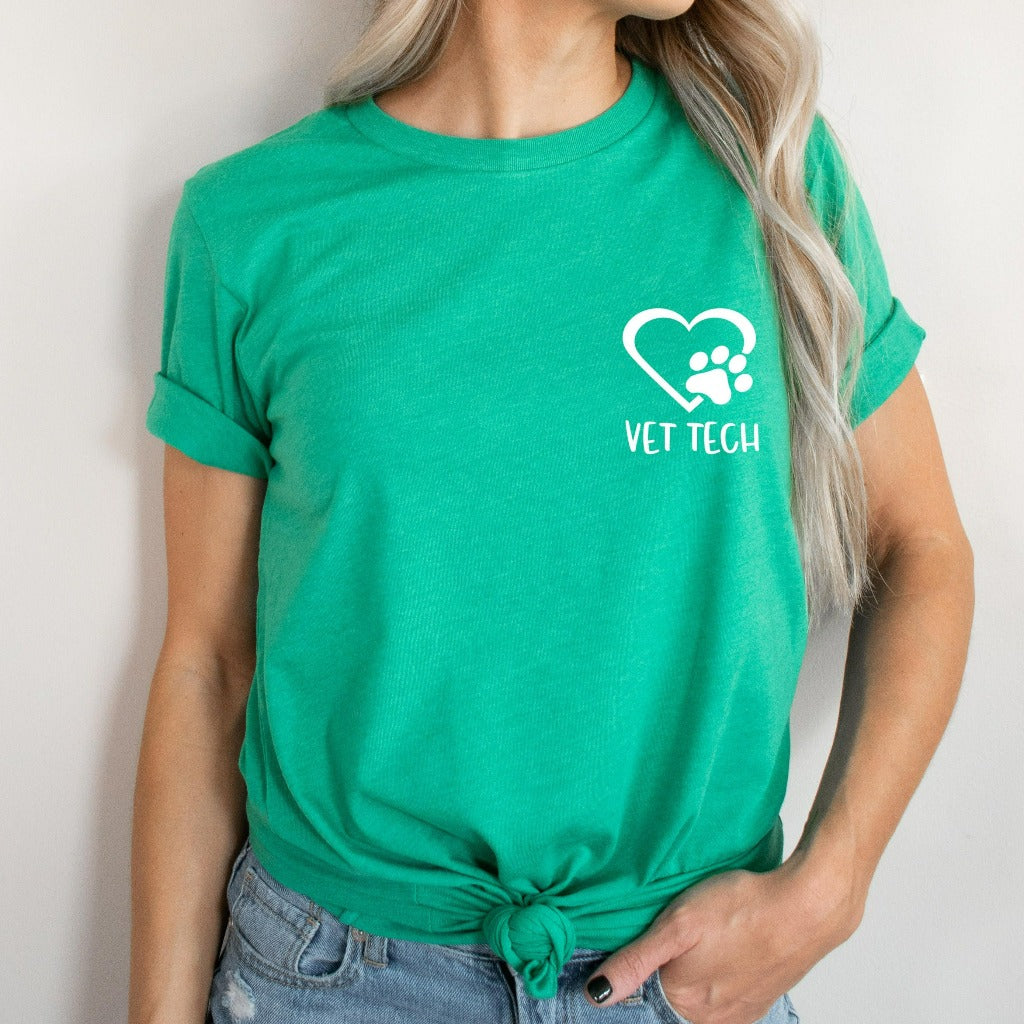 Vet Tech Shirt, Veterinary Technician Gift, Vet Tech Graphic Tee, Matching Vet Tech Week Shirts